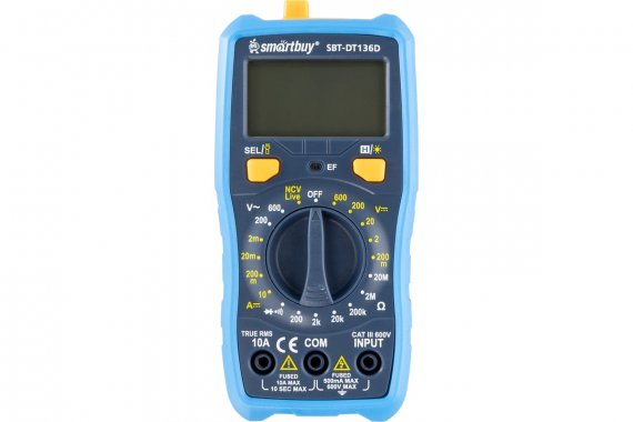 Фотография товара 'Smartbuy SBT-DT136D Мультиметр DT136, противоуд., многофункц'