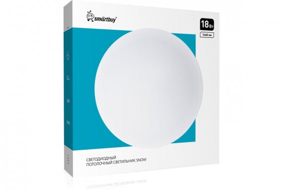 Фотография товара 'Smartbuy SBL-SN-18-65 Светодиодный потолочный светильник (LED) 18Вт 260*55мм'