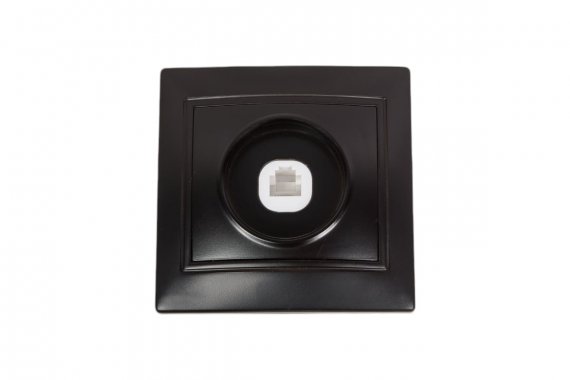 Фотография товара 'Smartbuy SBE-01b-S1-PH Розетка телефонная 1-местная черная Венера'