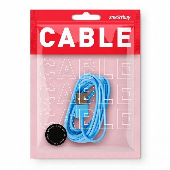 Фотография товара 'Smartbuy iK-512c blue Дата-кабель USB - 8-pin для Apple'