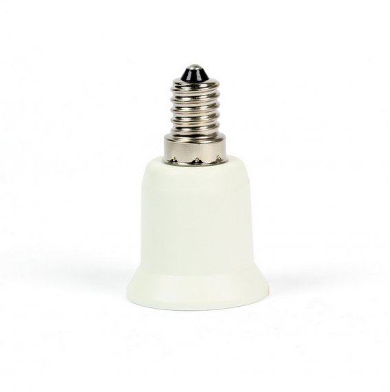 Фотография товара 'Smartbuy SBE-A-E14-27 Переходник E14-E27, белый'