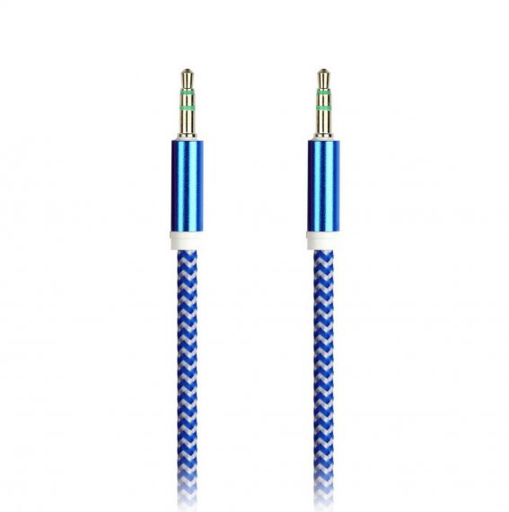 Фотография товара 'Smartbuy A-35-35 blue AUX кабель 3.5-3.5 мм (M-M), 1 м'