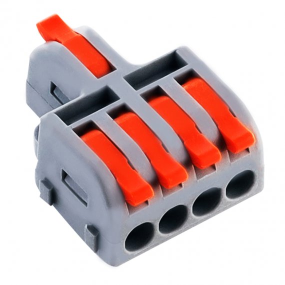 Фотография товара 'Smartbuy SBE-cwcc-1-4 Строительно-монтажная клемма с рычажками проходная 1-4 полюсов'