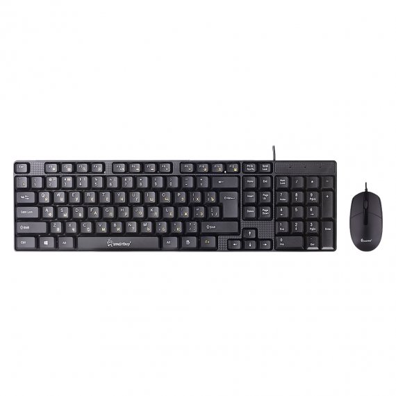Фотография товара 'Smartbuy SBC113208K Проводной комплект клавиатура+мышь ONE 113208'
