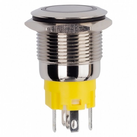 Фотография товара 'Smartbuy SBE-32-S39f19 Кнопка антивандальная 19мм 250В с фиксацией (5с) ON-OFF/OFF-ON'