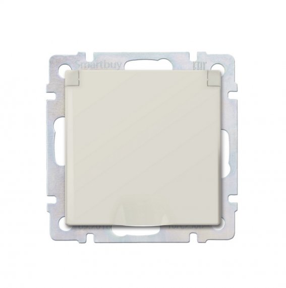 Фотография товара 'Smartbuy SBE-05i-16-S1-ZK Розетка с заземлением и крышкой 16А'