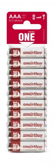 Фотография товара 'Smartbuy SOBA-3A10B-Eco Батарейка алкалиновая ONE LR03/10B (300/600)'