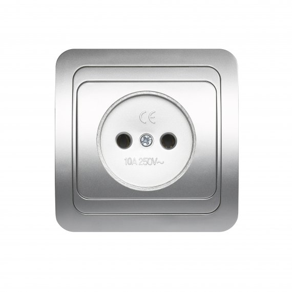 Фотография товара 'Smartbuy SBE-02s-10-S1-N-c Розетка 1-местная без заземления 10А'
