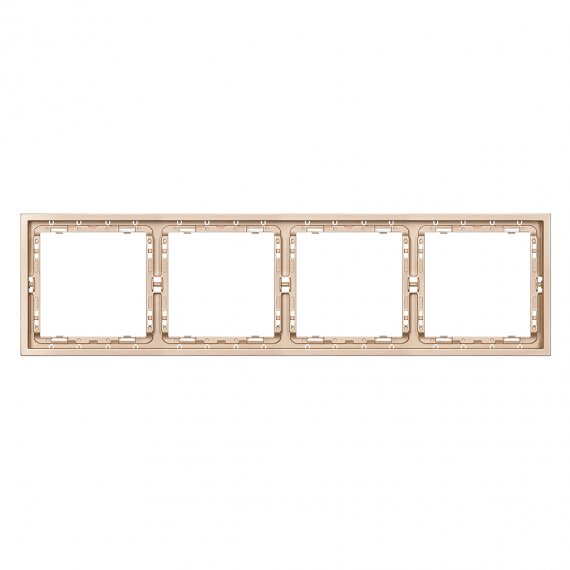 Фотография товара 'Smartbuy SBE-09c-00-FR-4 Рамка 4-местная шампань Капелла'