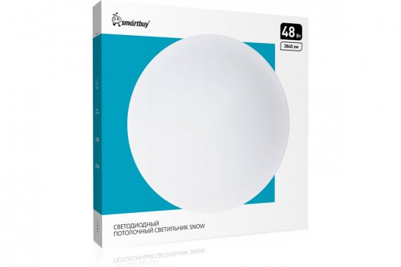 Фотография товара 'Smartbuy SBL-SN-48-65 Светодиодный потолочный светильник (LED) 48Вт 380*55мм'