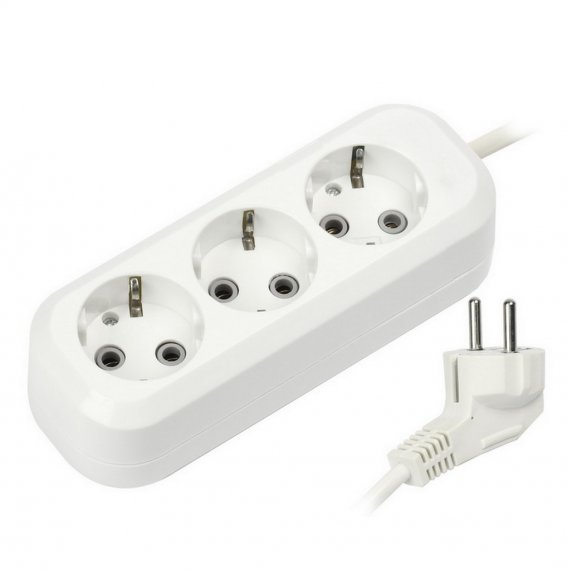 Фотография товара 'Smartbuy SBE-16-3-10-Z Удлинитель, 3 гнезда 10 метров 16А/3,5кВт'