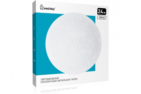 Фотография товара 'Smartbuy SBL-TROP-24-65 Светодиодный потолочный светильник (LED) 24Вт 350*55мм'