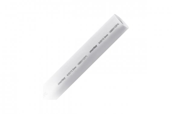 Фотография товара 'Smartbuy SBE-HST-25-w Термоусаживаемая трубка 25/12,5, белая, 1 10 шт'