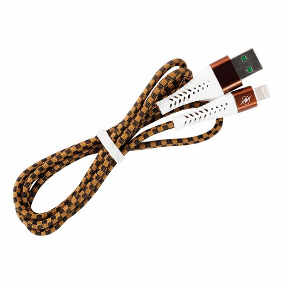 Фотография товара 'Smartbuy iK-512CSS brown Дата-кабель 8pin CHESS , 2 А'