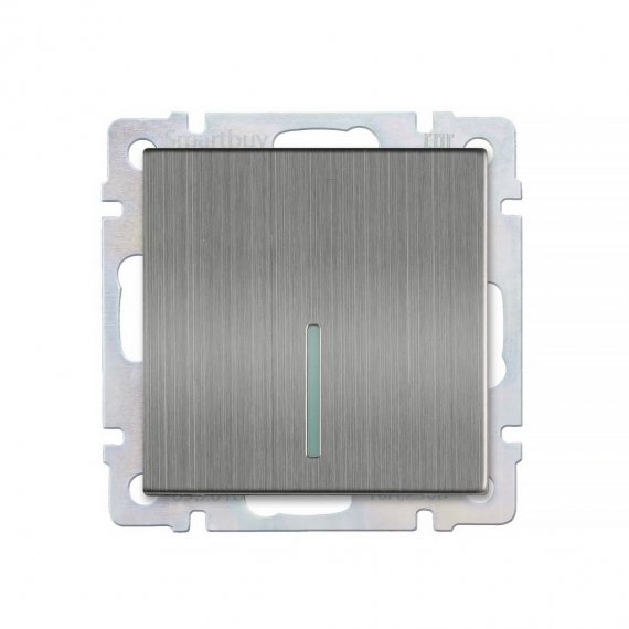 Фотография товара 'Smartbuy SBE-05gn-10-SW12-1 Выключатель проходной 1-клавишный с индикатором 10А'