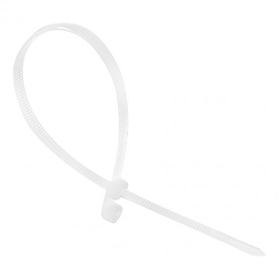 Фотография товара 'Smartbuy SBE-CTH-48-300-w Хомут нейлоновый с монтажным отверстием 4,8х300мм'