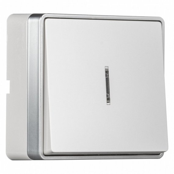 Фотография товара 'Smartbuy SBE-07w-10-SW1-1 Выключатель 1-клавишный с индикатором 10А'