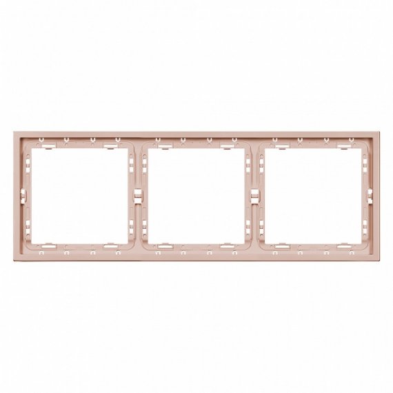 Фотография товара 'Smartbuy SBE-09i-00-FR-3 Рамка 3-местная бежевая Капелла'