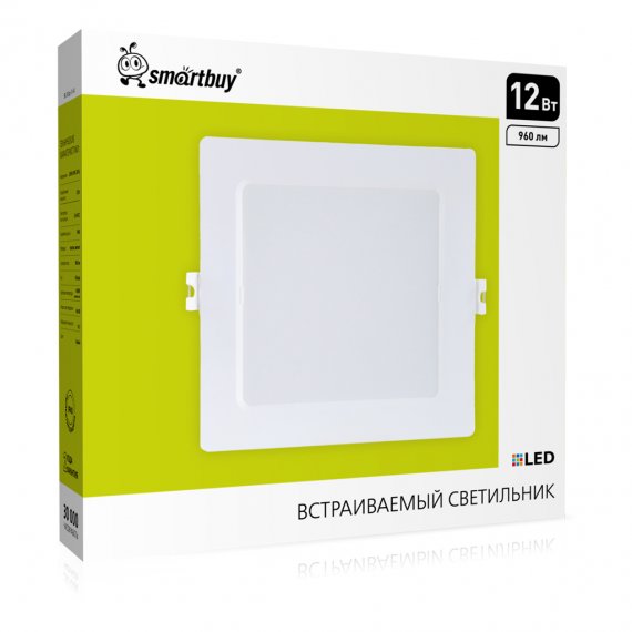 Фотография товара 'Smartbuy SBL-DLSqp-12-40 Встраиваемый (LED) светильник DL'