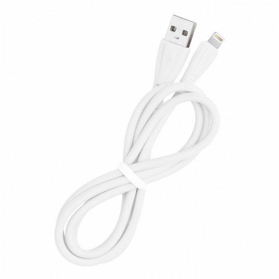 Фотография товара 'Smartbuy iK-512RG white Дата-кабель 8pin кабель в резин. оплетке Gear'