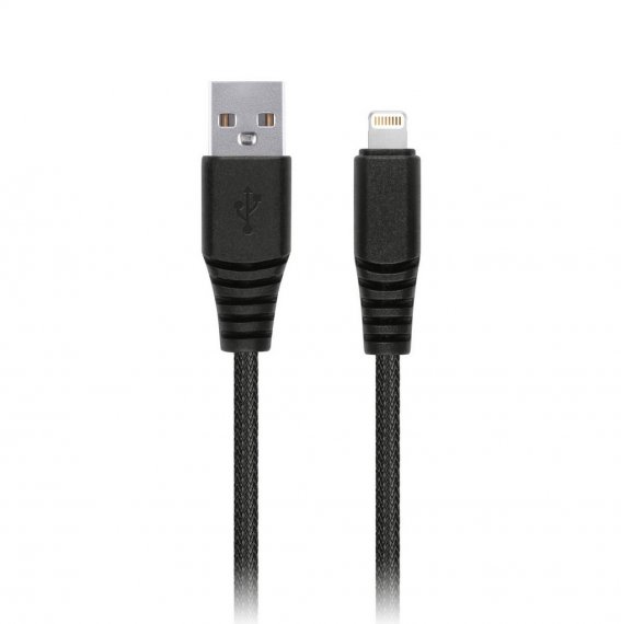 Фотография товара 'Smartbuy iK-520n-2 Дата-кабель USB - 8-pin для Apple, "карбон"'