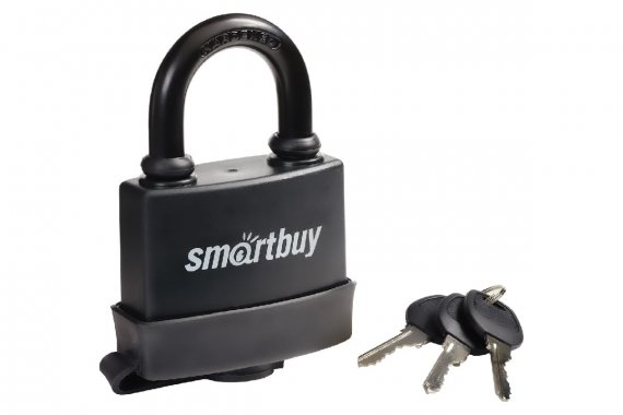 Фотография товара 'Smartbuy SBT-LK-7057 Замок навесной, уличный корпус 70*57 мм, дужка d10 мм'
