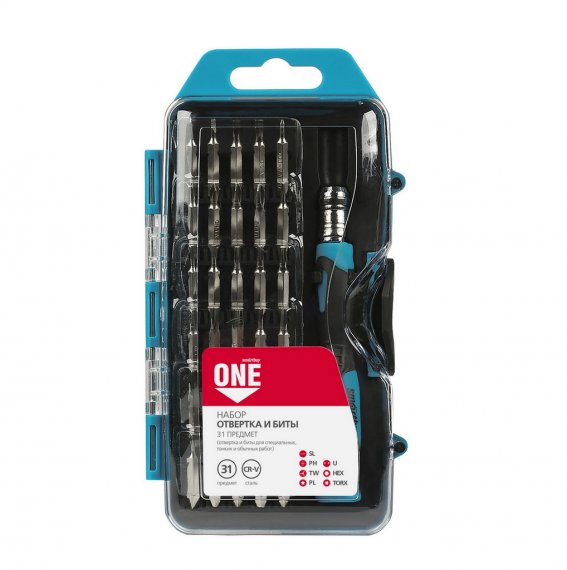 Фотография товара 'Smartbuy SBT-SCBS-31P1 Отвертка с набором бит (насадок) 31 предмет'