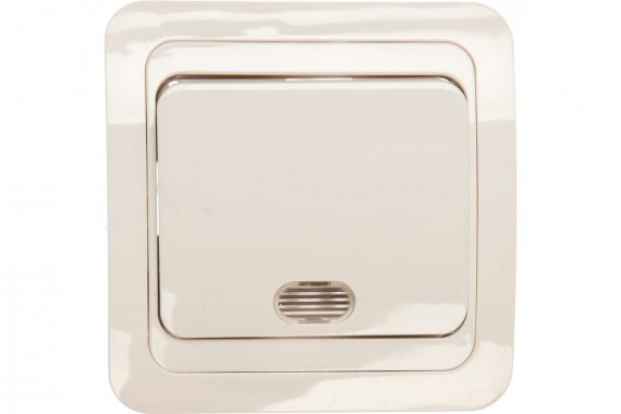 Фотография товара 'Smartbuy SBE-02w-10-SW1-1-c Выключатель 1-клавишный с индикатором 10А белый'