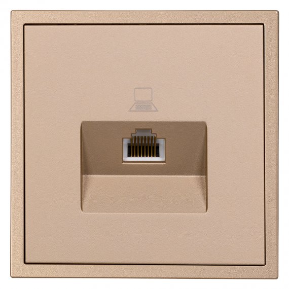 Фотография товара 'Smartbuy SBE-09c-S1-RJ Розетка компьютерная RJ-45 1-местная'