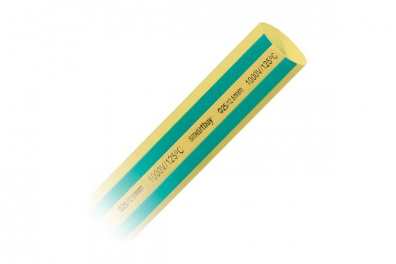 Фотография товара 'Smartbuy SBE-HST-25-yg Термоусаживаемая трубка 25/12,5, желто-зеленая'