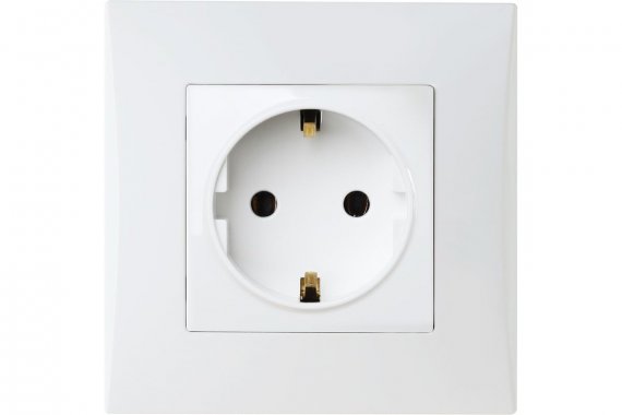 Фотография товара 'Smartbuy SBE-08w-16-S1-Z Розетка с заземлением 16А белая Вега'