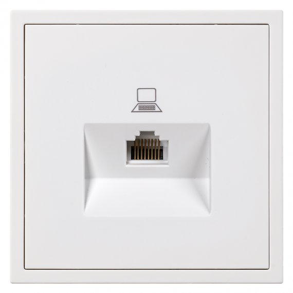 Фотография товара 'Smartbuy SBE-09w-S1-RJ Розетка компьютерная RJ-45 1-местная'