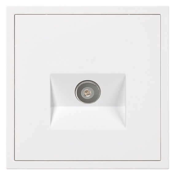 Фотография товара 'Smartbuy SBE-09w-S1-TV Розетка телевизионная 1-местная 75Ом 5-862МГц'