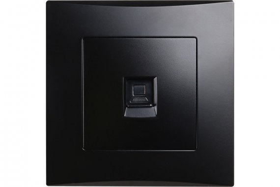 Фотография товара 'Smartbuy SBE-08b-S1-RJ Розетка компьютерная RJ-45 черная Вега'