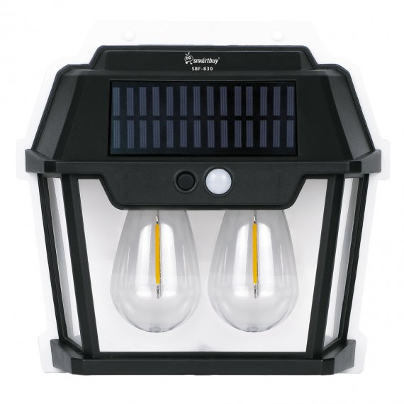Фотография товара 'Smartbuy SBF-830 Фонарь уличный декоративный, солнечные панели, 2 филамент LED лампы'
