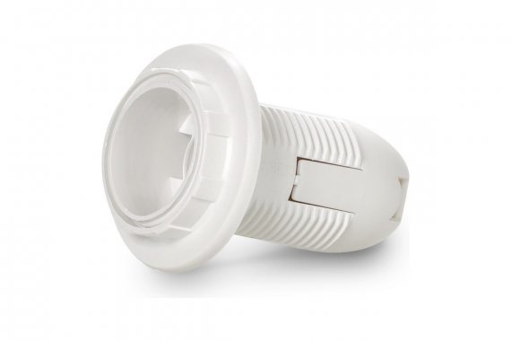 Фотография товара 'Smartbuy SBE-LHP-sr-E14 Патрон Е14 пластиковый с кольцом, термостойкий пластик'