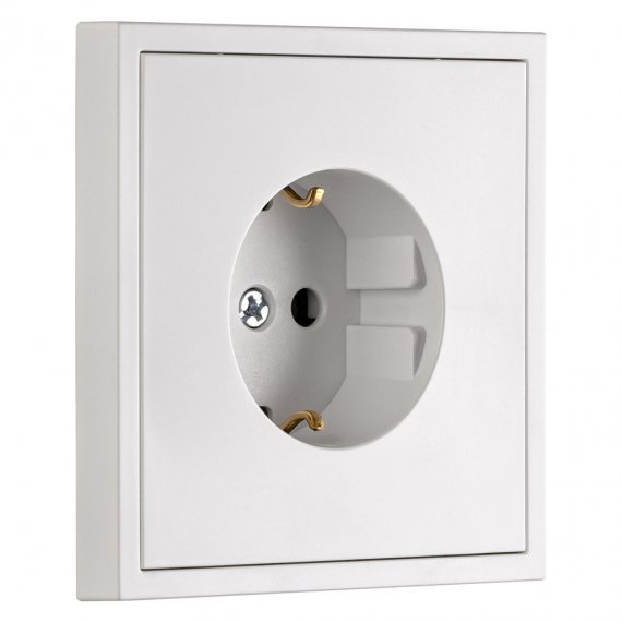 Фотография товара 'Smartbuy SBE-09w-16-S1-Z Розетка 1-местная с заземлением 16А'