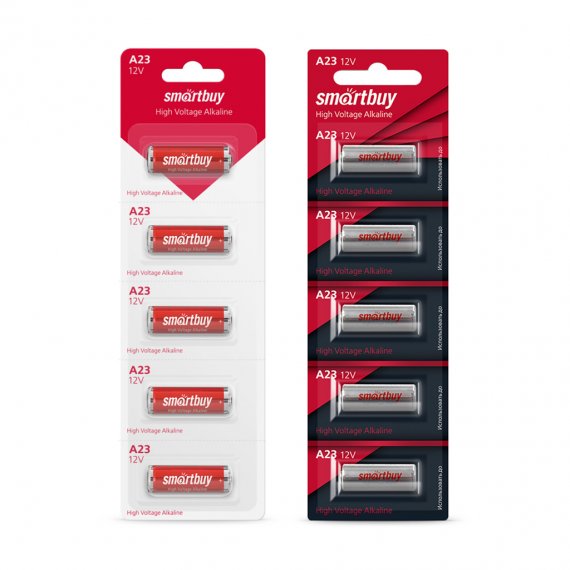 Фотография товара 'Smartbuy SBBA-23A5B Батарейка алкалиновая A23/5B (100/1000)'