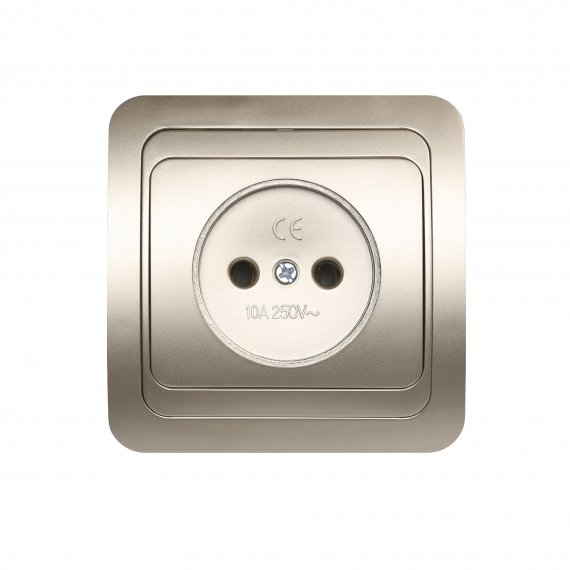 Фотография товара 'Smartbuy SBE-02c-10-S1-N-c Розетка 1-местная без заземления 10А'