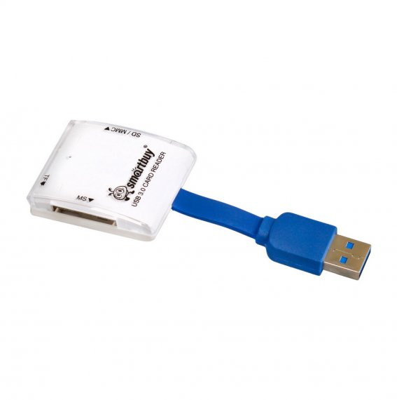 Фотография товара 'Smartbuy SBR-700-W Картридер 700, USB 3.0 - SD/microSD/MS'