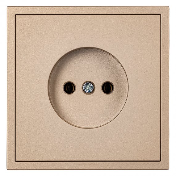 Фотография товара 'Smartbuy SBE-09c-10-S1-N Розетка 1-местная без заземления 10А шампань Капелла'
