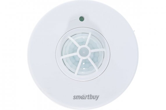 Фотография товара 'Smartbuy sbl-ms-024 Инфракрасный датчик движения, потолочный 1200Вт, до 8м, IP33'