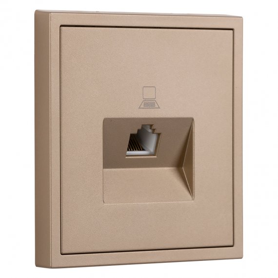 Фотография товара 'Smartbuy SBE-09c-S1-TV Розетка телевизионная 1-местная 75Ом 5-862МГц'