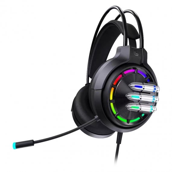 Фотография товара 'Smartbuy SBHG9800 Игровые наушники GUNNER, подсветка, 40мм динамик'