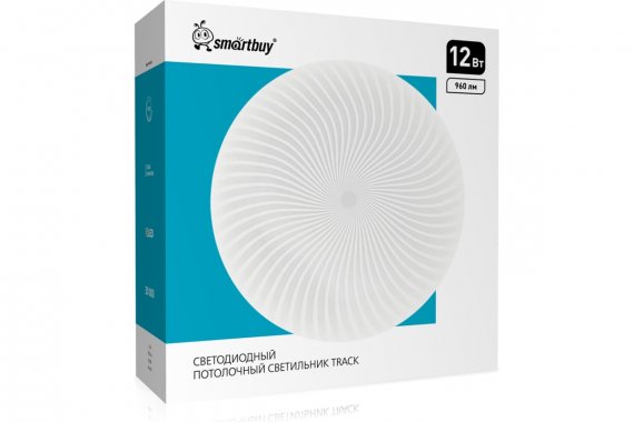Фотография товара 'Smartbuy SBL-TR-12-65 Светодиодный потолочный светильник (LED) 12 Вт 210*65мм'