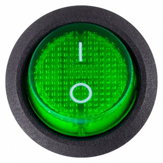 Фотография товара 'Smartbuy SBE-06-S30g-rp Выключатель клавишный круглый 250В 6А (3с) ON-OFF'