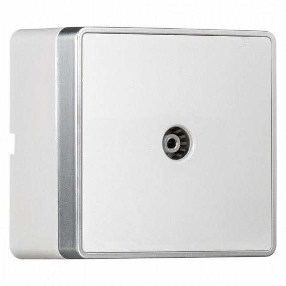 Фотография товара 'Smartbuy SBE-07w-S1-TV Розетка телевизионная 1-местная 75Ом 5-862МГц'