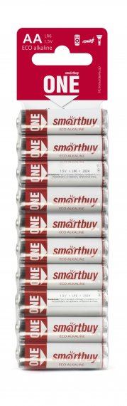 Фотография товара 'Smartbuy SOBA-2A10B-Eco Батарейка алкалиновая ONE LR6/10B (300/600)'