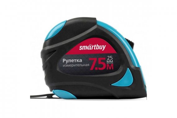 Фотография товара 'Smartbuy SBT-MTP-7525P5 Рулетка измерительная, 7,5мх25мм, прорезиненный корпус'