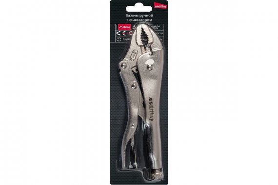 Фотография товара 'Smartbuy SBT-LP-250p1 Зажим ручной с фиксатором 250 мм'